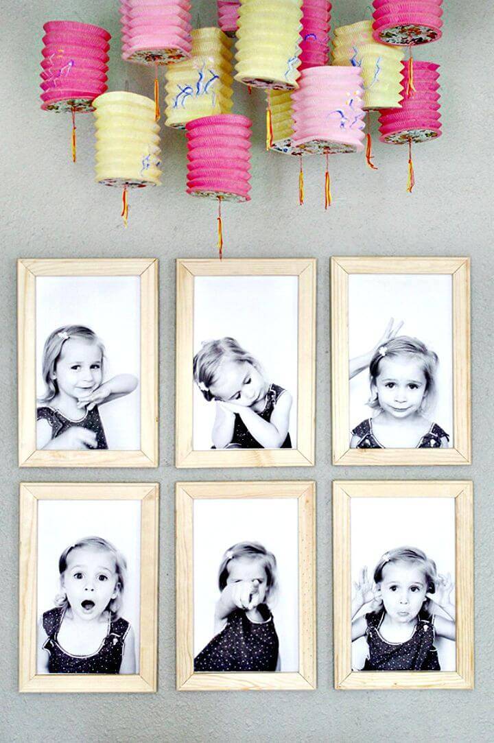 How To DIY Picture Frames Tutorial