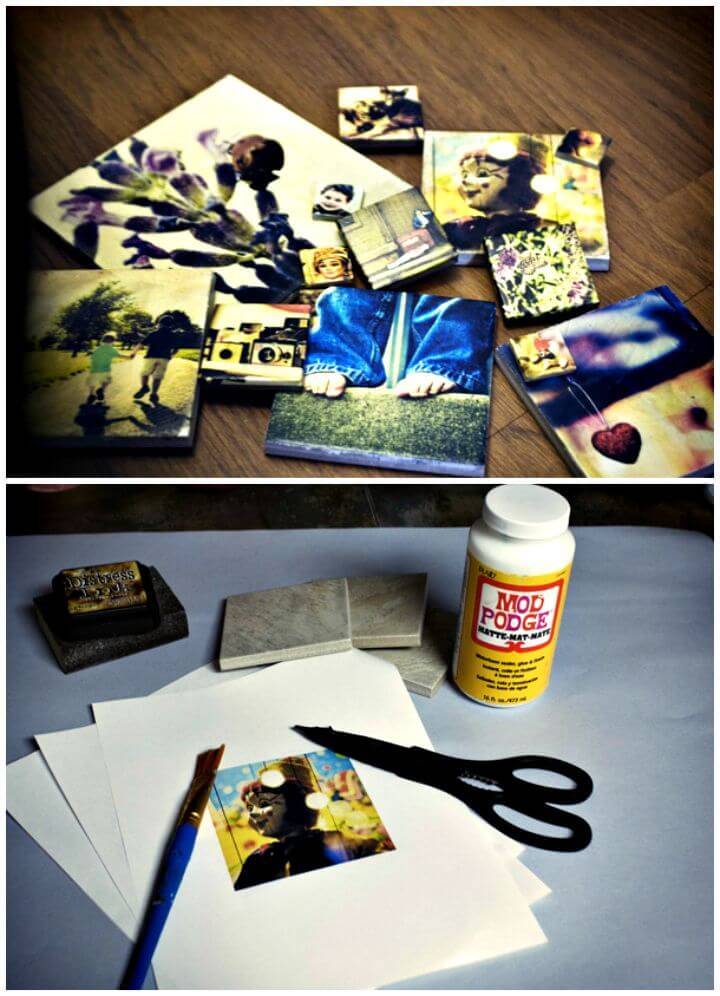 DIY Picture Tiles With Step By Step Tutorial