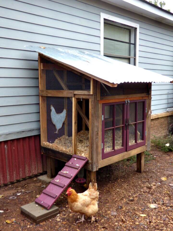 Easy DIY Rustic-Whimsical Chicken Coop - Free Tutorial