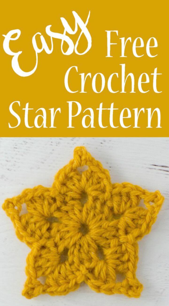 Easy How To Crochet Star - Free Pattern