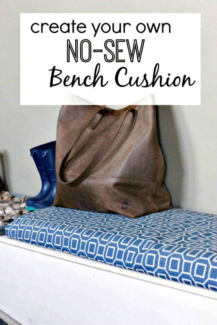 Easy How To DIY Bench Cushion - Free Tutorial