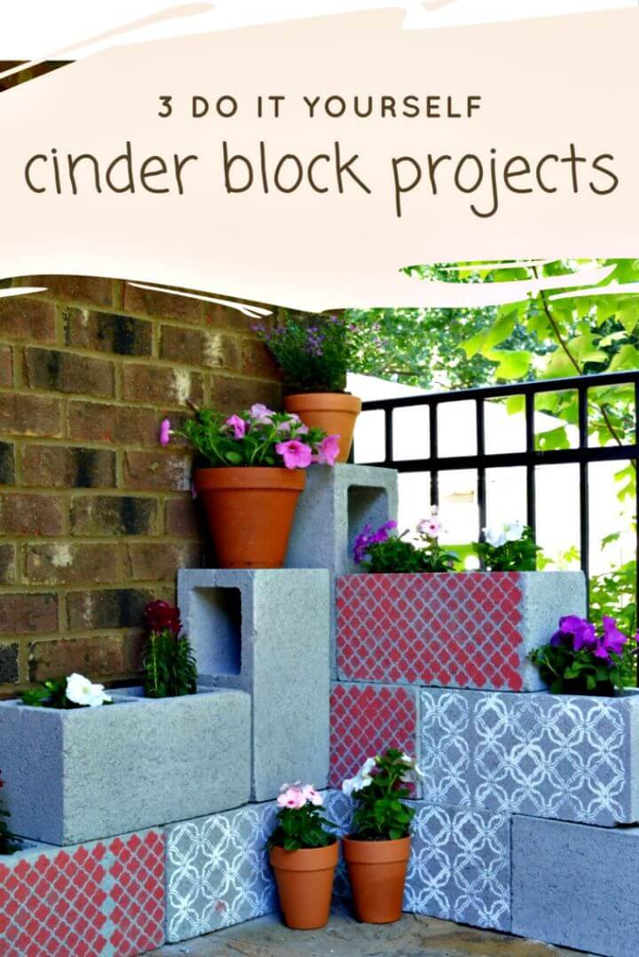 Easy How To Make A Cinder Block Projects