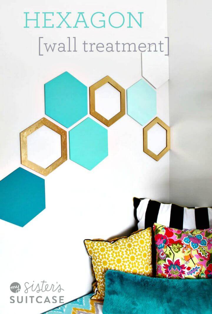 Easy DIY Hexagon Wall Art Tutorial