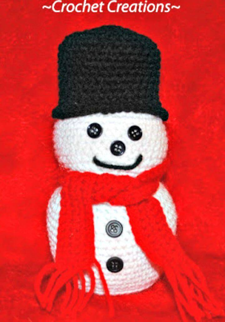 Easy Free Crochet Snowman Pattern