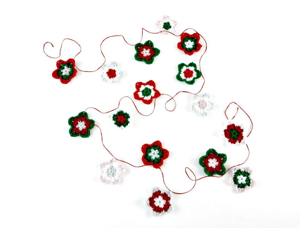 How To Free Crocheted Star Garland Pattern