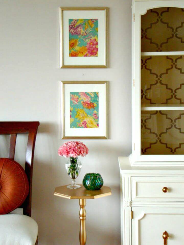 Easy And Simple DIY Inexpensive Wall Art Tutorial