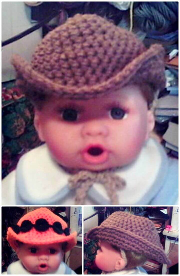 Free Crochet Baby Cowboy Hat Pattern
