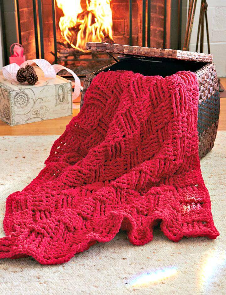 25 Free Crochet Basket Weave Stitch Patterns ⋆ DIY Crafts