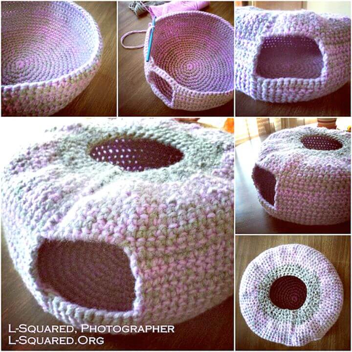 Easy Free Crochet Beds For Kitties Pattern