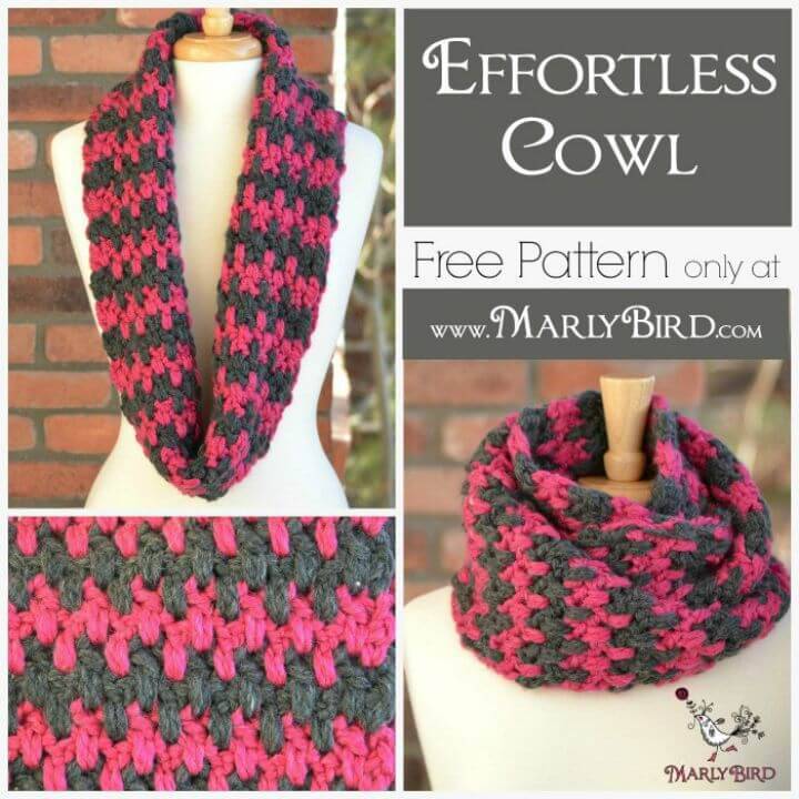Free Crochet Cowl Pattern Effortless
