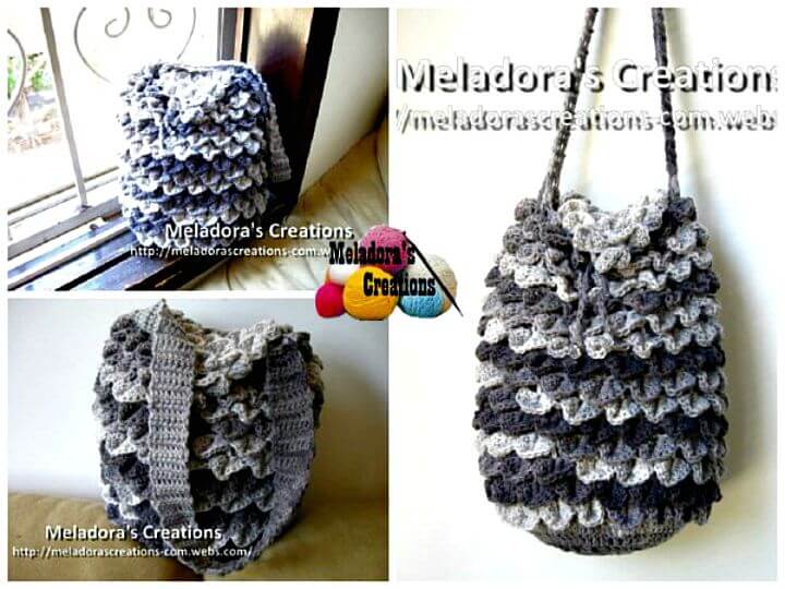 Crocodile stitch crochet bag best sale free patterns