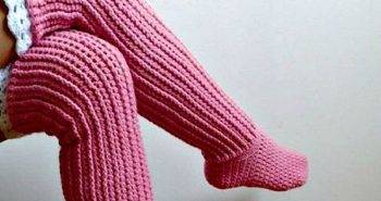 How To Free Crochet Knee Highs On For Size Pattern