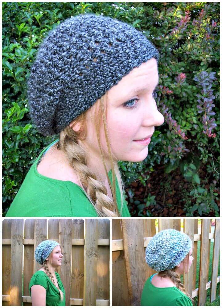 Free Crochet Lovely Lady Slouchy Hat Pattern
