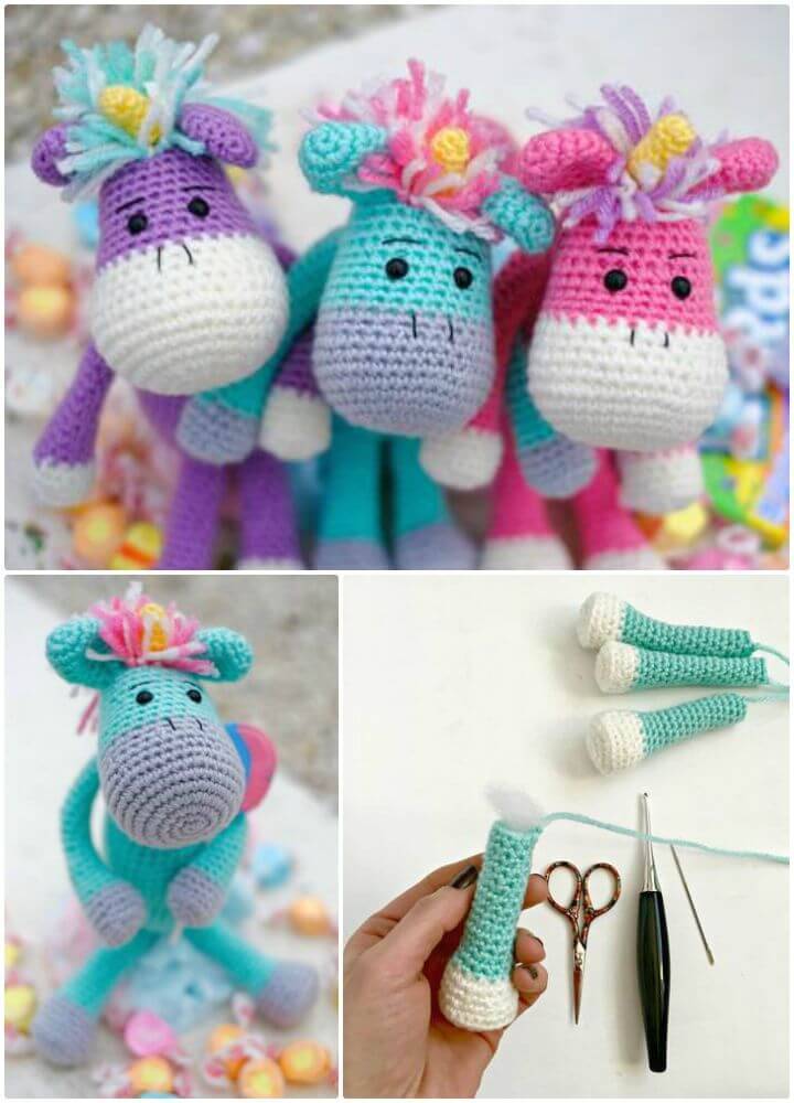 Easy Free Crochet Molly The Magical Unicorn Pattern