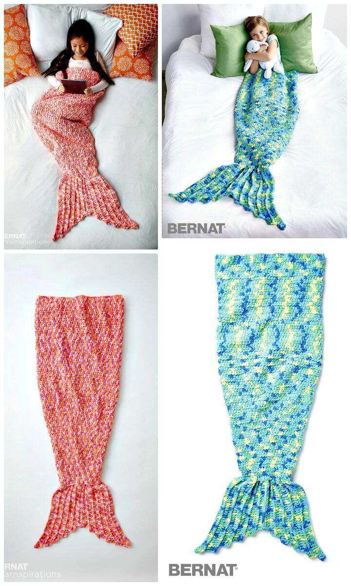 Crochet Mermaid Tail Patterns - 30 Free Crochet Patterns - DIY & Crafts