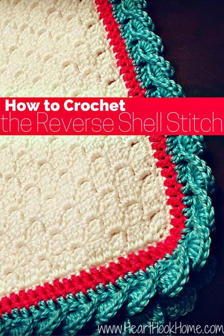 Easy Free Crochet Reverse Shell Stitch Pattern