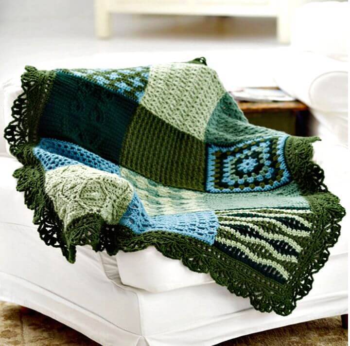 How To Free Crochet Sampler Afghan Pattern
