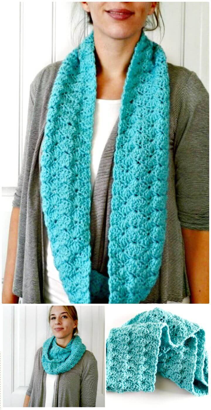 Crochet Infinity Scarf 74 Free Crochet Scarf Patterns DIY Crafts