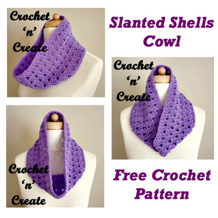 81 Free Crochet Cowl Patterns   Crochet Infinity Scarf ⋆ Diy Crafts