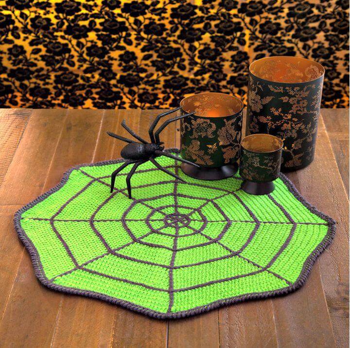 40 Free Crochet Spider Web Patterns ⋆ DIY Crafts