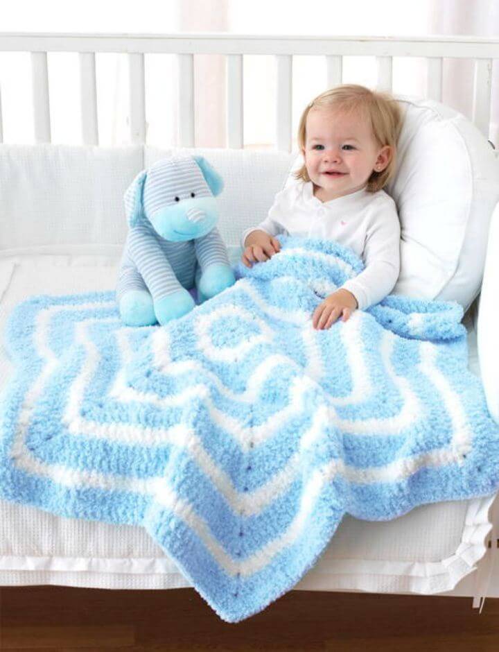 Easy Free Crochet Star Blanket Pattern