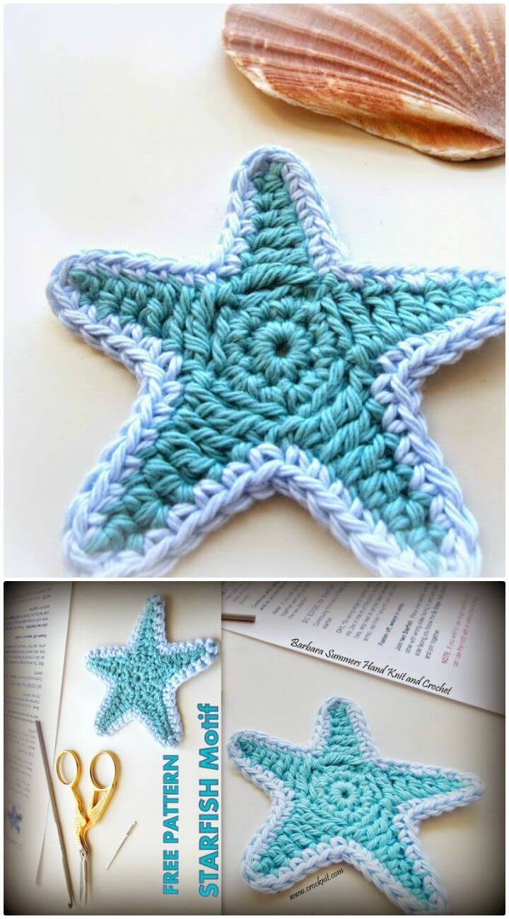 Easy Crochet Starfish - Free Pattern