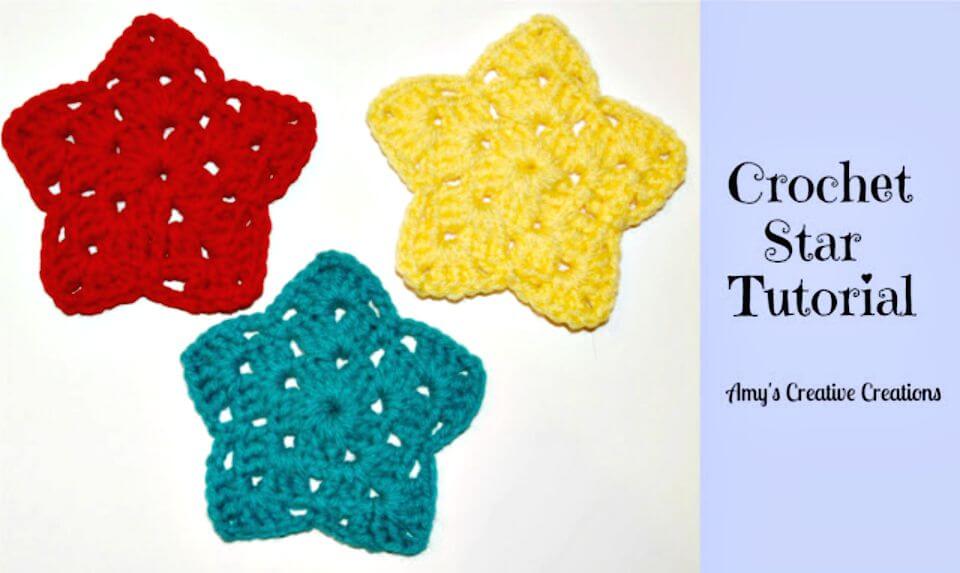 Free Crochet Star Ornament with Video