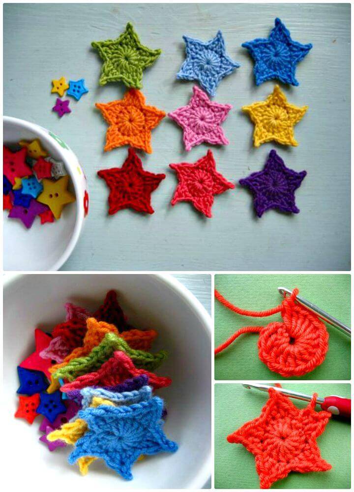 Free Crochet Teeny Tiny Stars Pattern