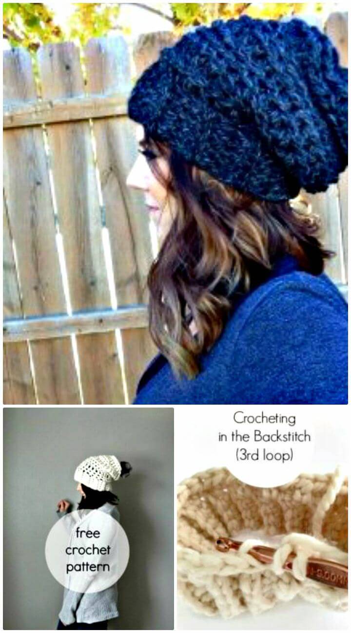 Free Crochet The Best Slouchy Hat Pattern For Beginners