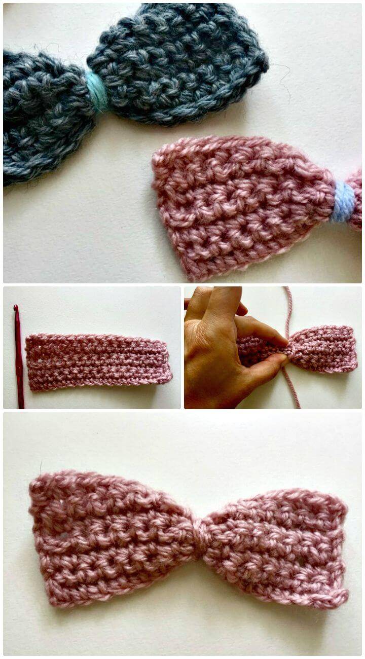 Free Crochet The Fastest And Easiest Bow Ever Pattern
