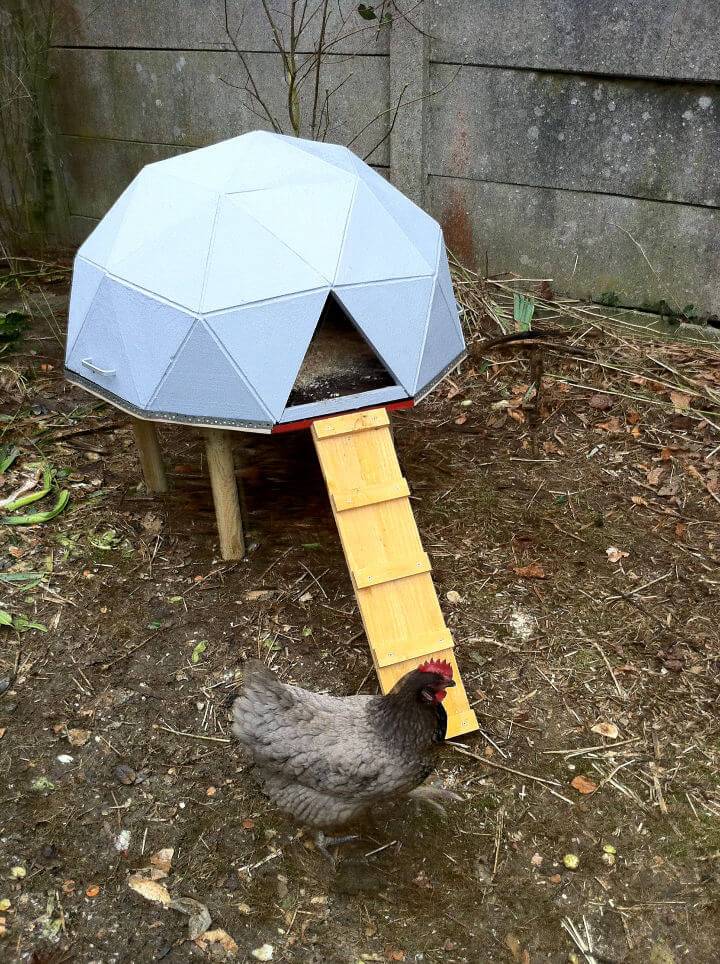 DIY Geodesic Dome Chicken House - Free Tutorial