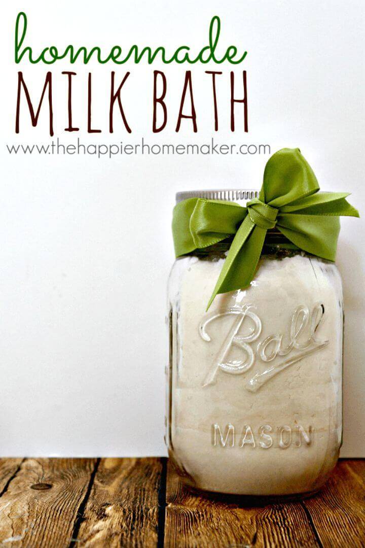 Easy DIY Homemade Milk Bath Recipe