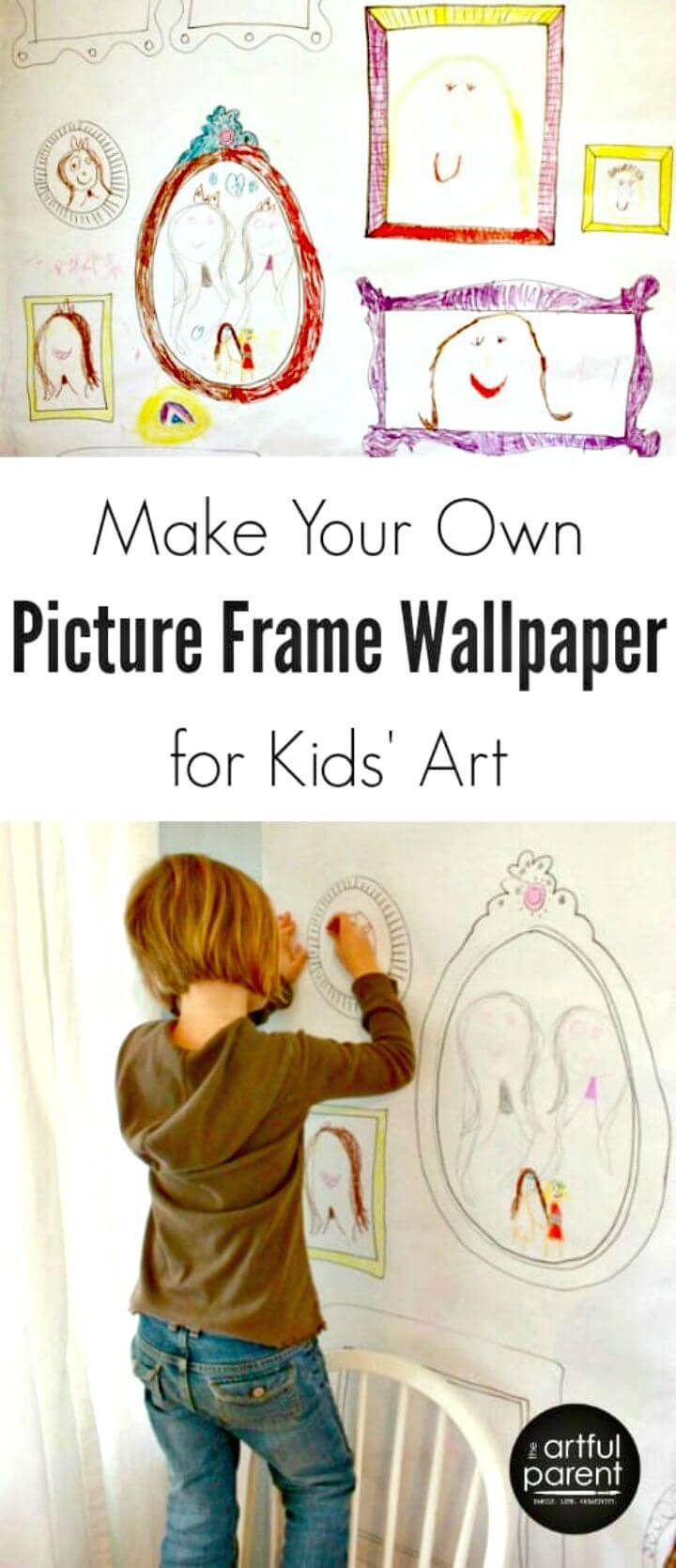 How To Make Your Own Picture Frame Wallpaper For Kids