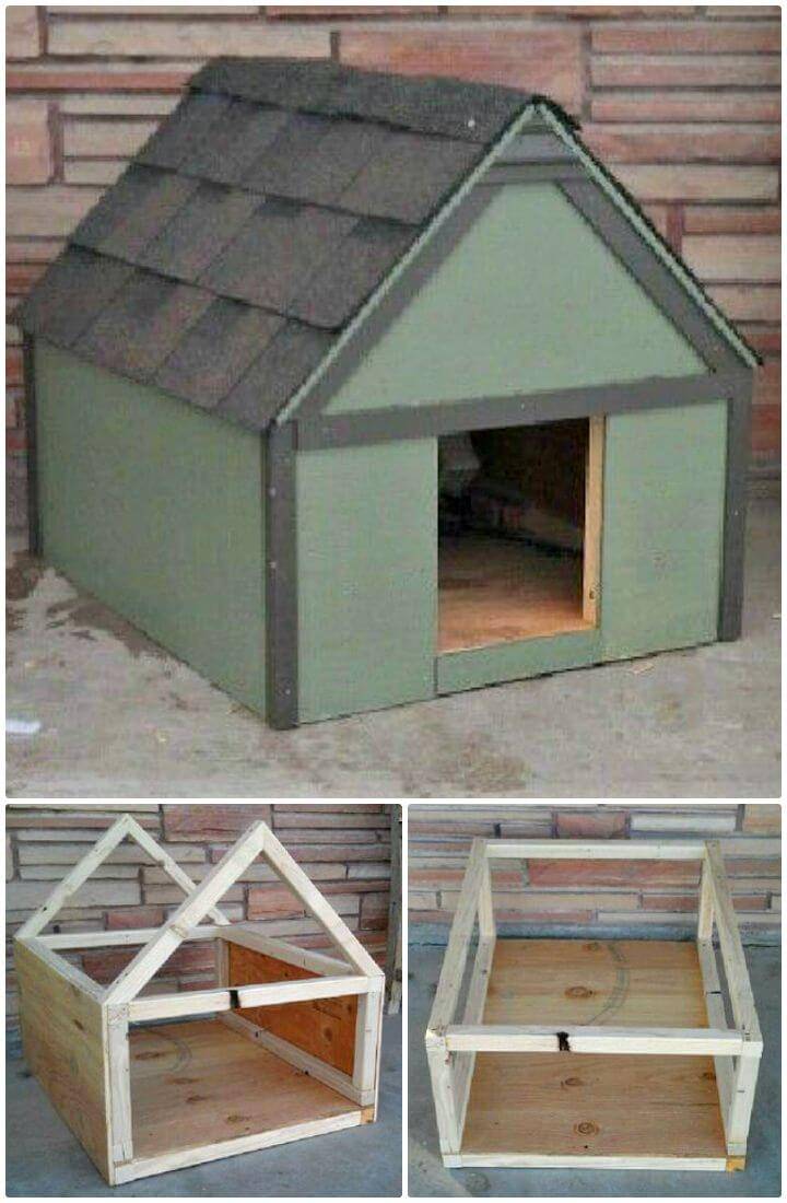 pallet dog house instructables