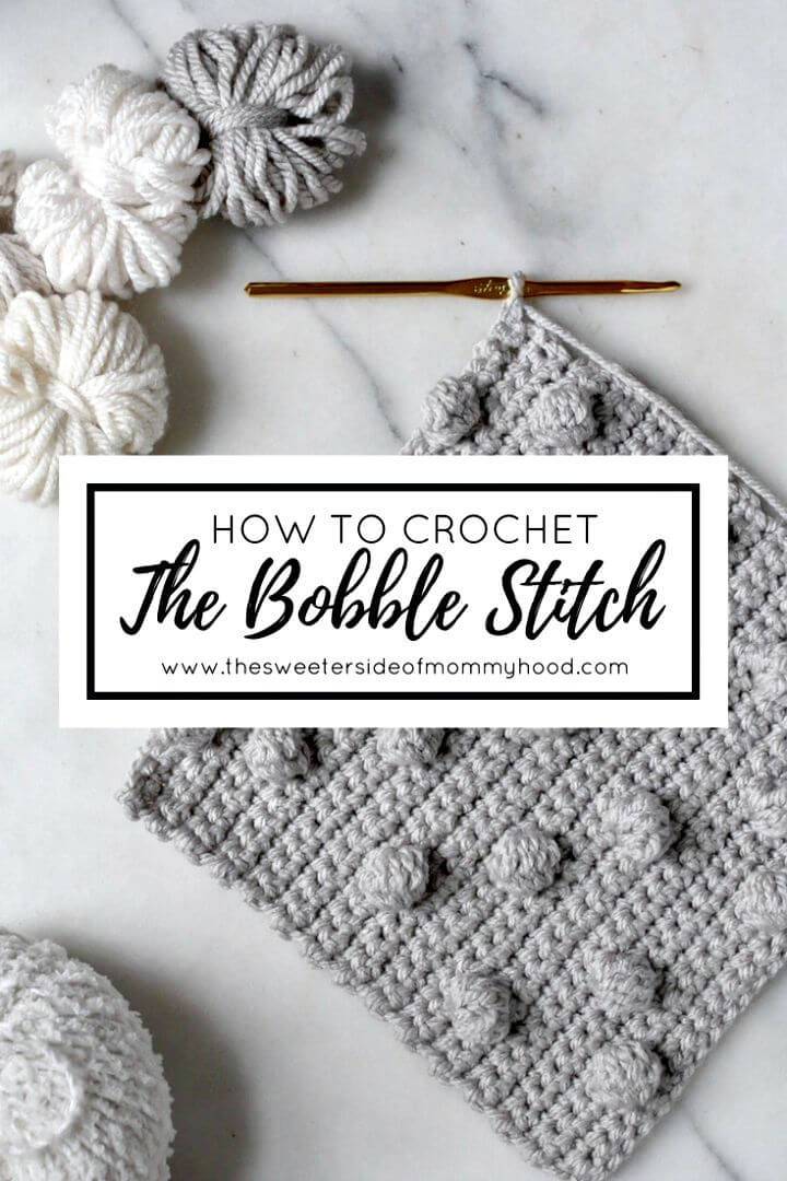 Easy Free Crochet A Bobble Stitch Pattern