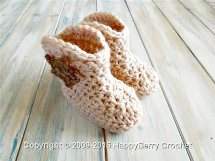 How To Easy Free Crochet Cowboy Baby Boots Pattern