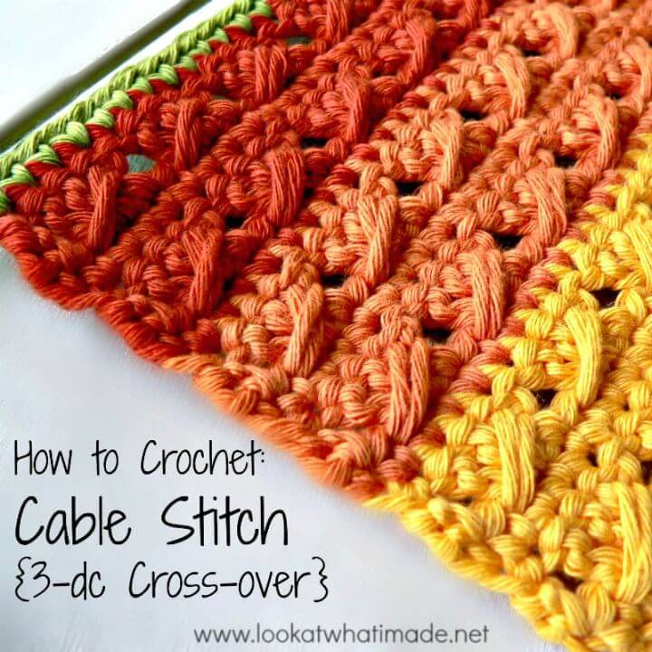 Free Crochet Cable Stitch Pattern