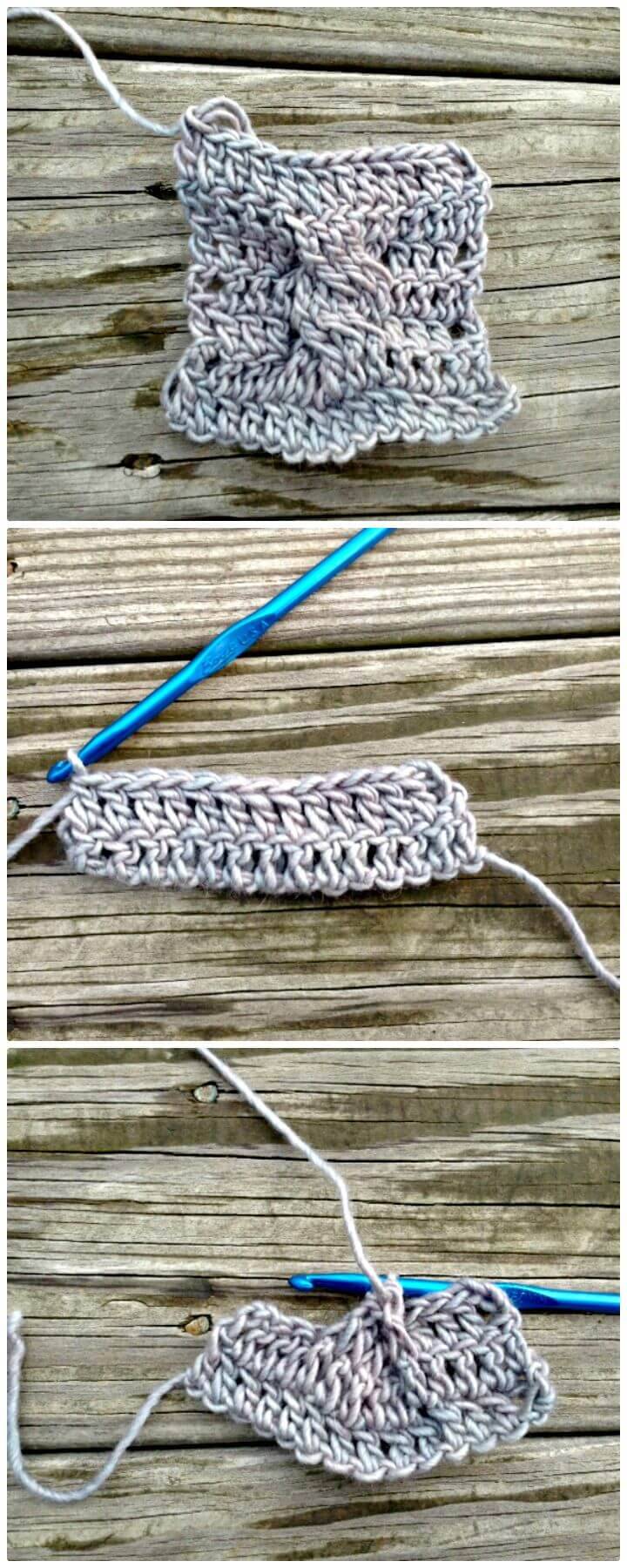 Easy Free Crochet Cables Pattern