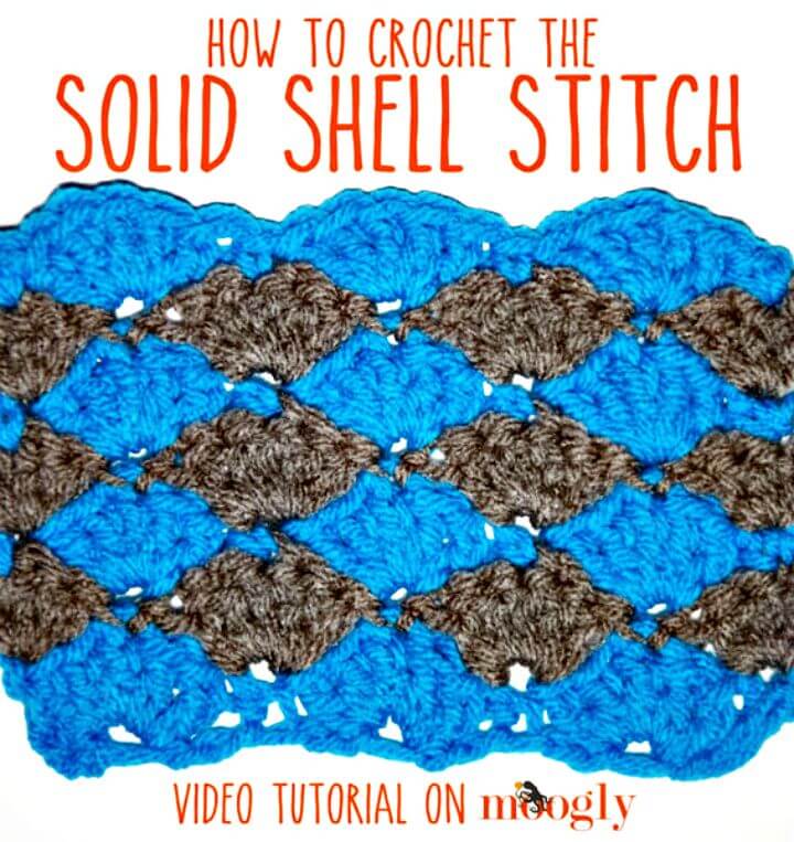 Free Crochet Solid Shell Stitch Pattern