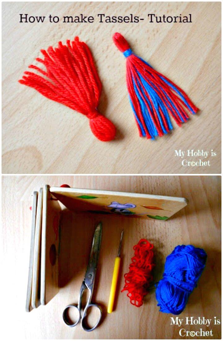 How To Make A Tassel - A Step By Step Free Crochet Pattern