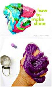 How To Make Slime Recipe - 55 Easy Slime Recipes - DIY Crafts