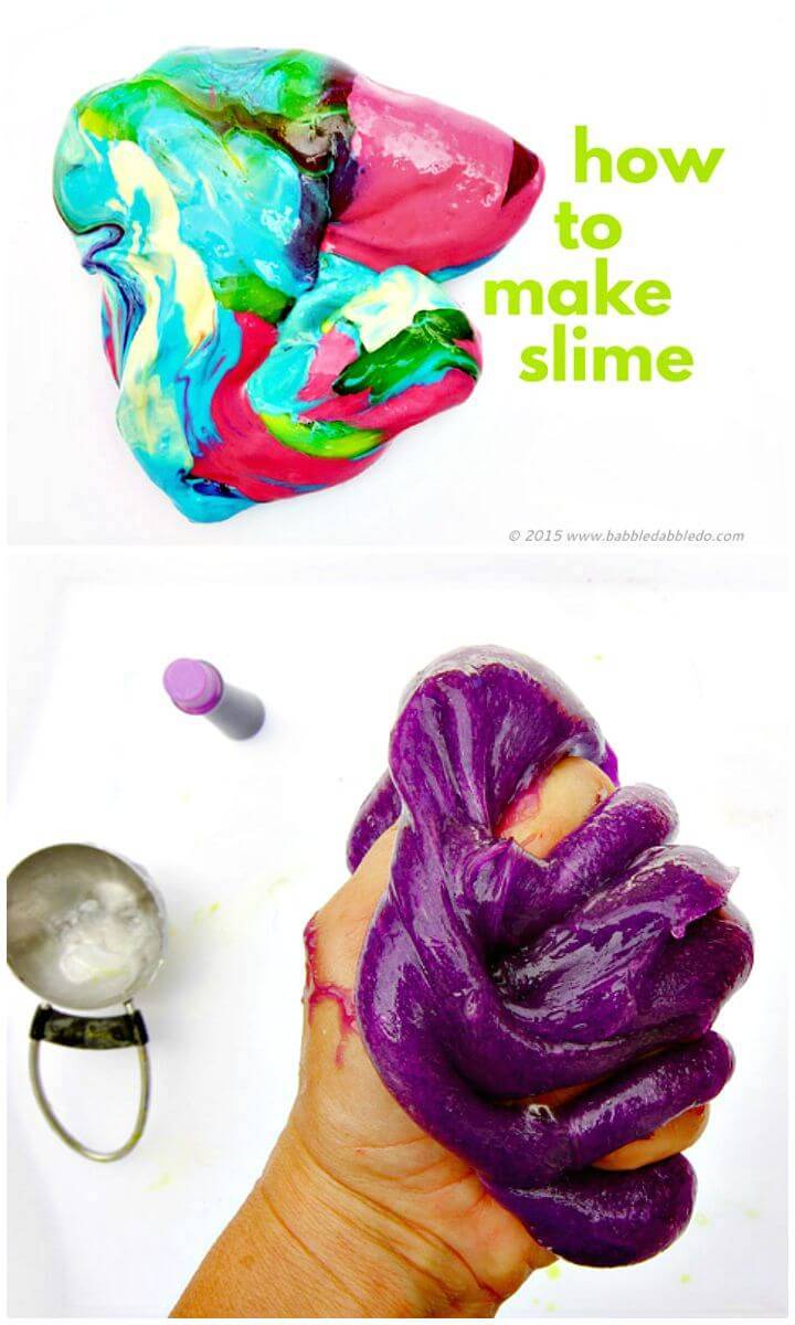 Easy Make Neon Style Slime - Free Tutorial