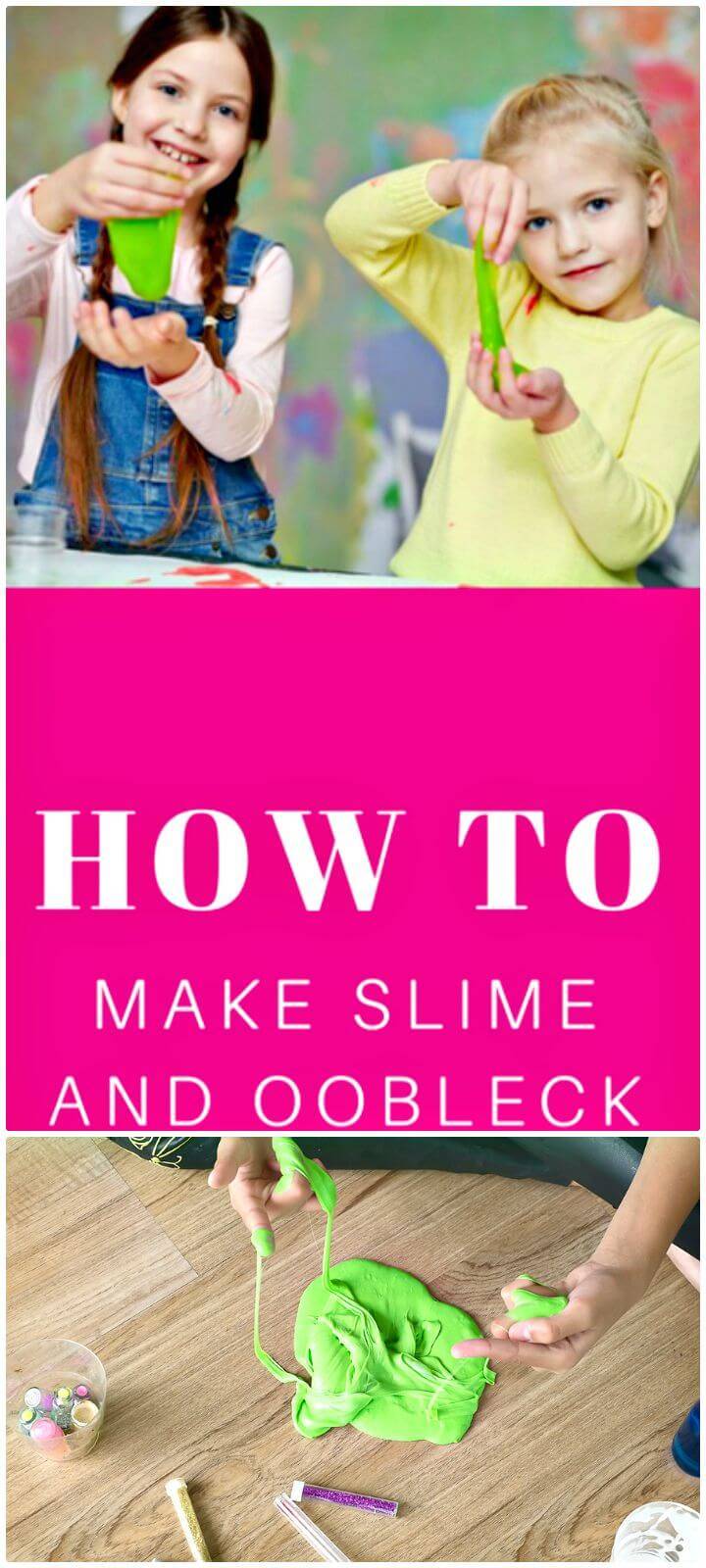 DIY Slime And Oobleck Tutorial