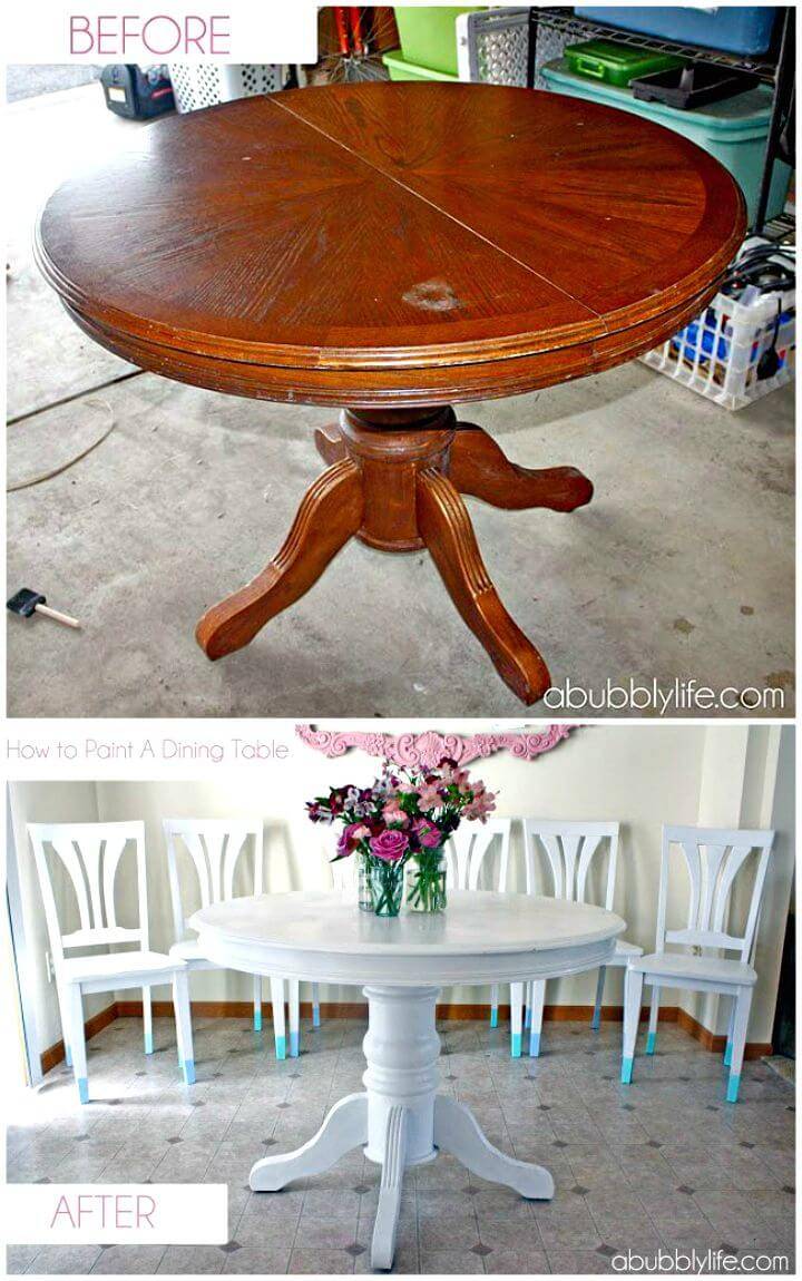 75 DIY Table Makeover Ideas to Upgrade Your Tables ⋆ DIY Crafts