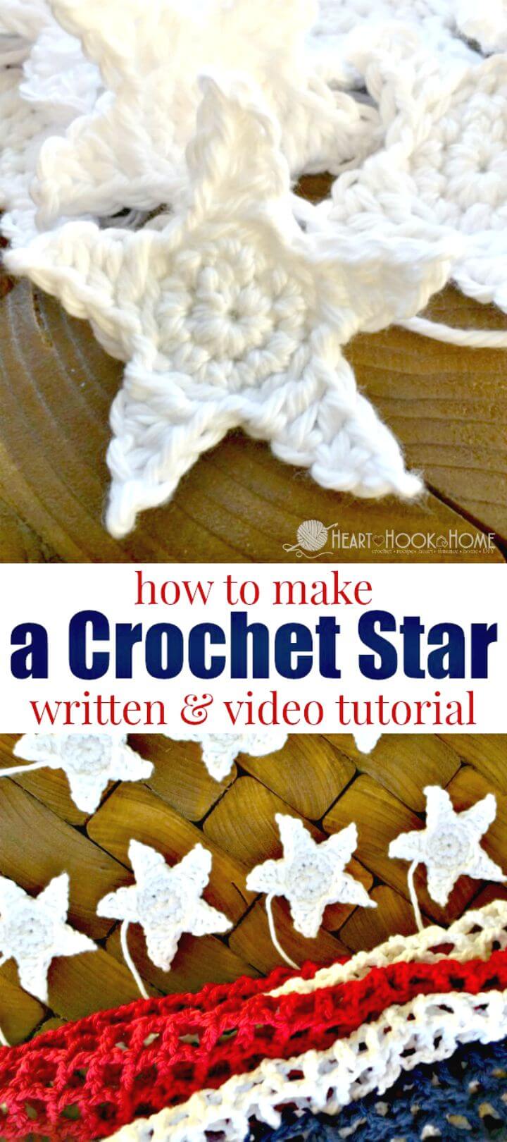 Easy How To Free Crochet Star Pattern