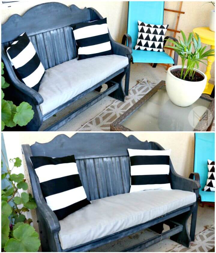 How to Sew a Washable Bench Cushion in 2 hours - DIY