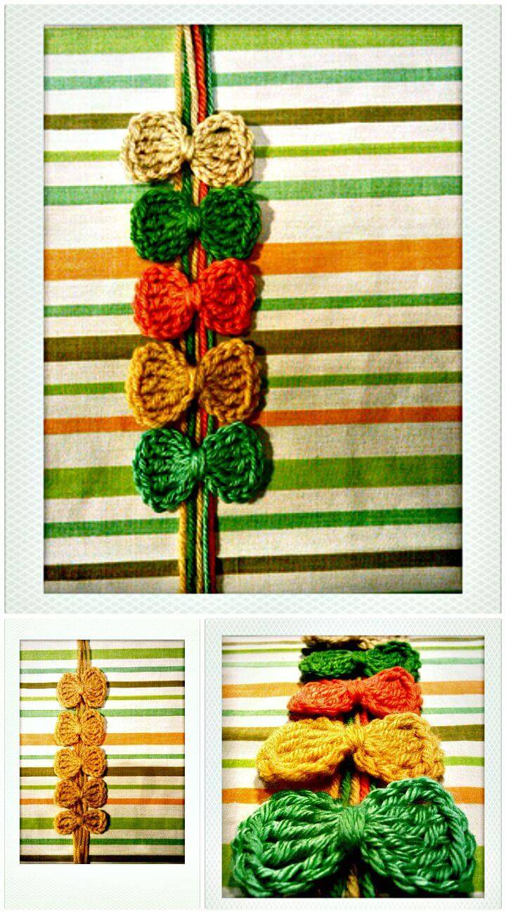 Super Simple Free Crochet Bows Pattern