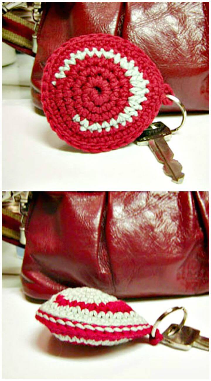 Adorable Easy Free Crochet Keychain Pattern