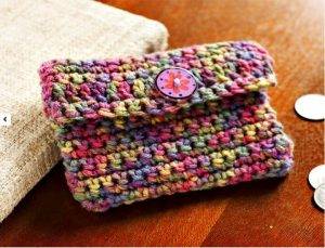 18 Free Crochet Coin Purse Patterns - DIY Crafts