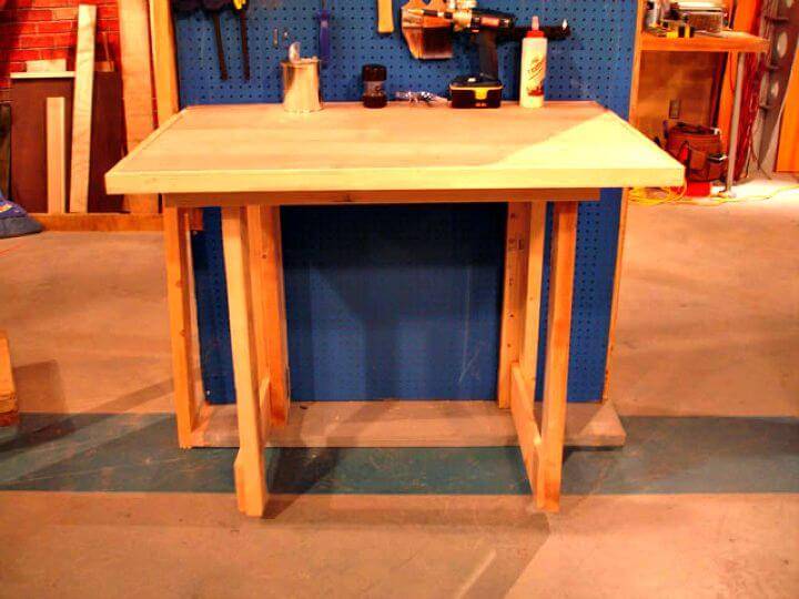 How to Build Your Own Fold-Down Workbench Tutorial